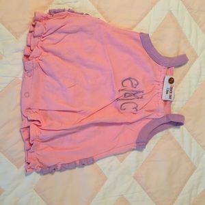 Girls bubble with monogram eMc